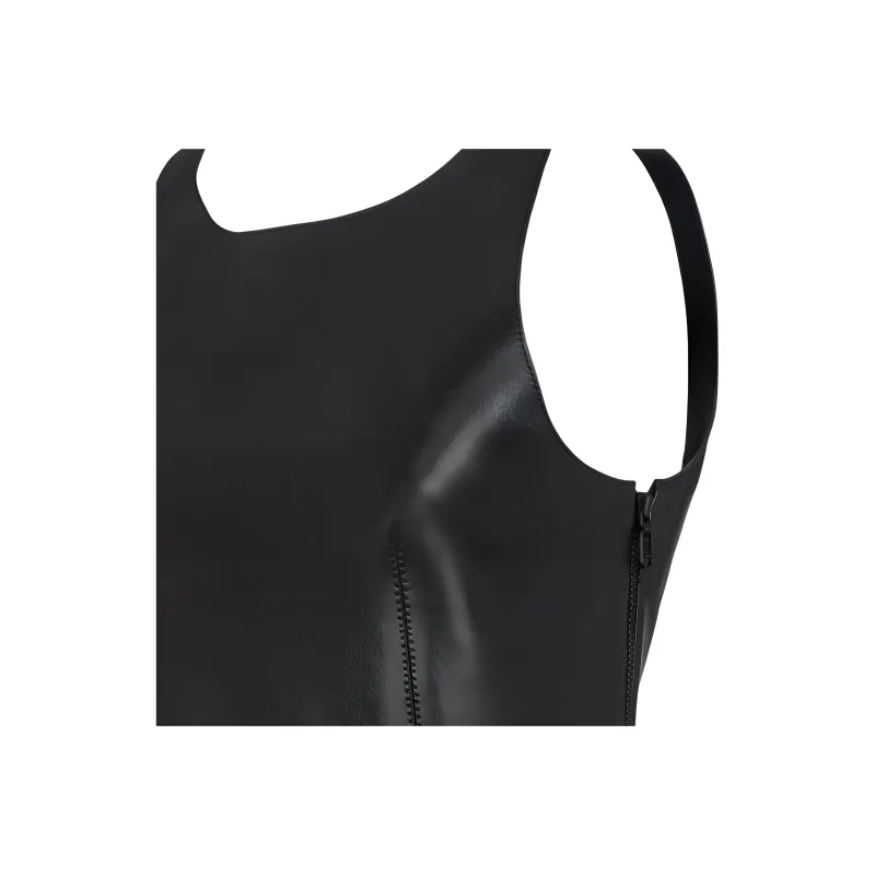 FENDI SS23 Sleeveless Dress Women's Black-1