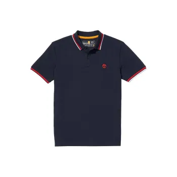 Timberland MILLERS RIVER Polo Shirt Men's Marine Blue