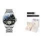 Steel Band Jet Black Men's Mechanical Box