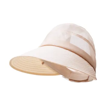 Lagur Mulberry Silk Visor Cap Women's