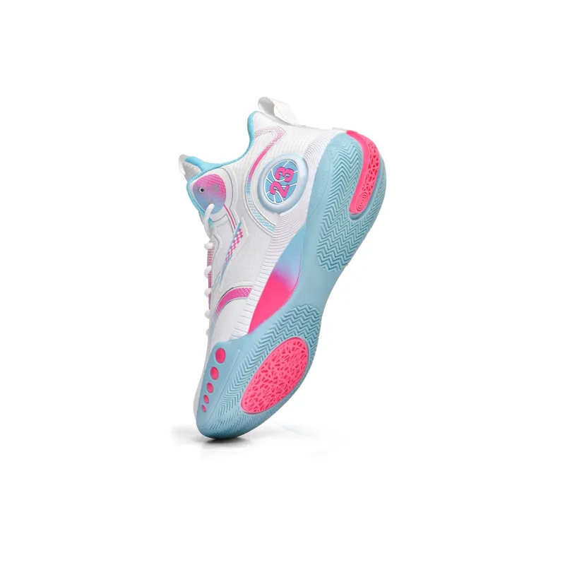 Goku Frieza Cushioning, Slip Resistant, And Abrasion Resistant Mid Top Basketball Shoes Unisex Pink Blue-4