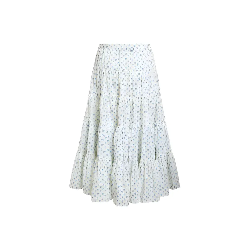Polo Ralph Lauren SS24 Casual Long Skirt Women's White-1
