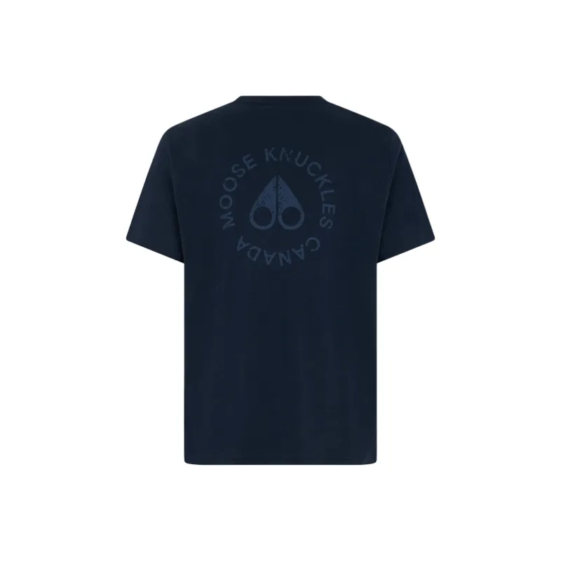 Moose Knuckles T Shirt Men's Marine-1