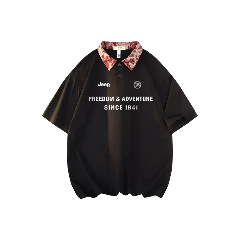 Jeep Pasture Horse Lifestyle Polo Shirt Unisex-0
