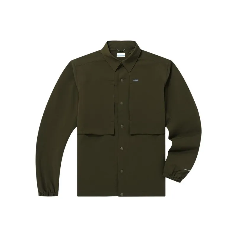 Columbia Shirt Men's Olive Green-0