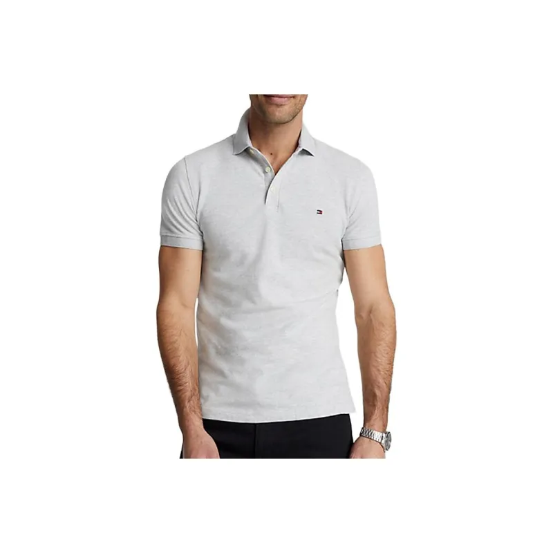 Tommy Hilfiger Polo Shirt Men's Light Gray-0