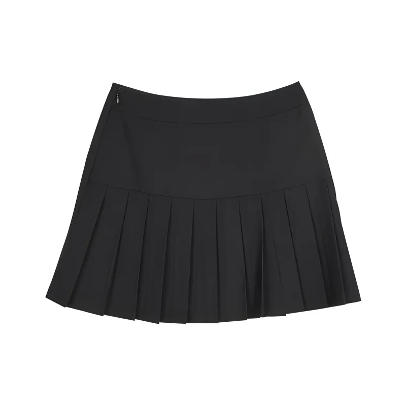 Skechers Casual Short Skirts Women's Carbon Black-1