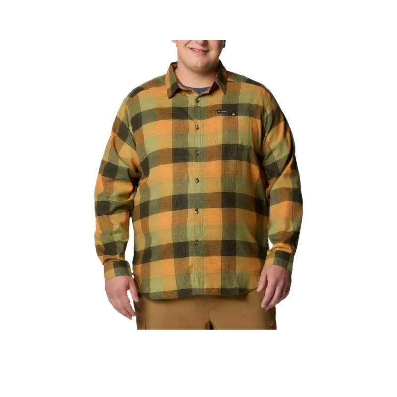 Columbia Cornell Woods Flannel Long Sleeve Shirt Shirt Men's Green-0
