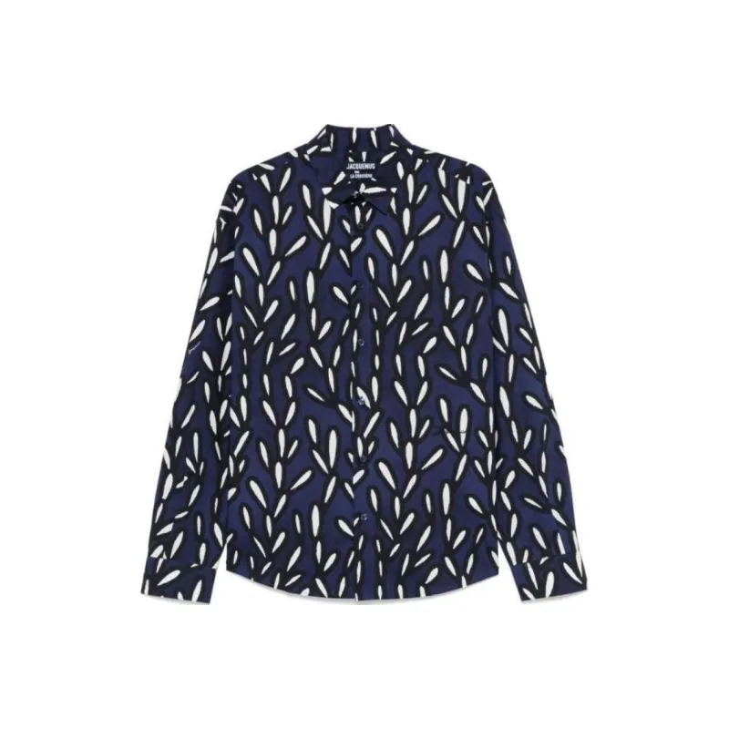 Jacquemus La Chemise Simon Graphic Printed Shirt-0