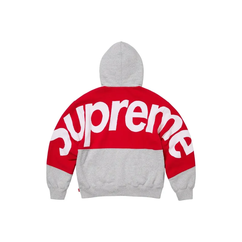 Supreme Big Logo Jacquard Hooded Sweatshirt-0