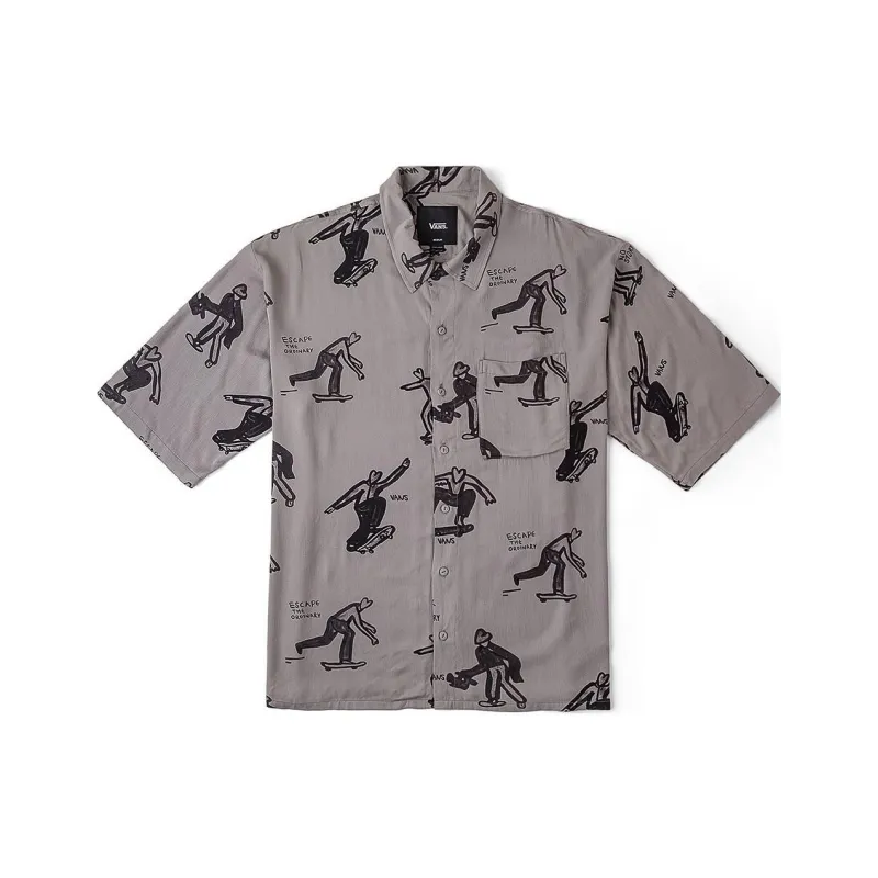 Vans x ASIA ARTIST COLLECTION SS24 Shirt Unisex Gray-0