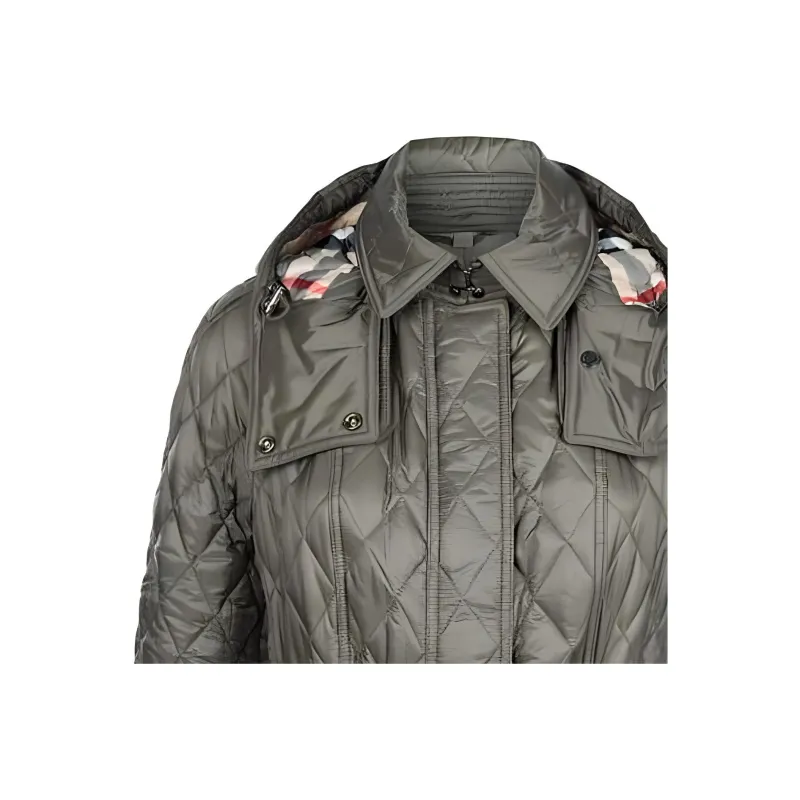 Burberry Trench Coat Women's Green-1
