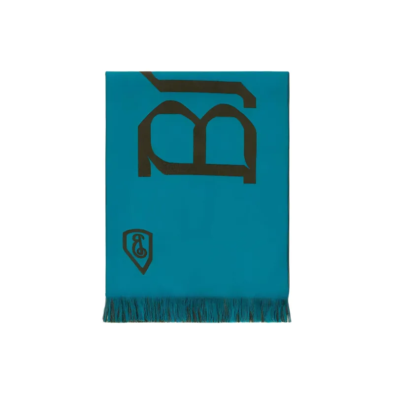 Burberry Logo Wool Scarf-1