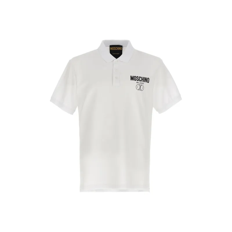 MOSCHINO Polo Shirt Men's White-0