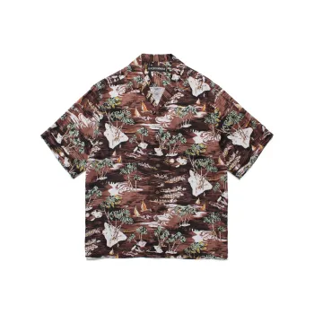 WACKO MARIA SS25 Shirt Unisex Brown