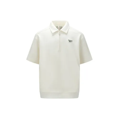 Reebok Polo Shirts Unisex Ecru
