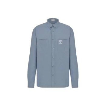 DIOR Shirts Men Blue