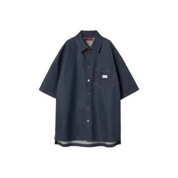 GUCCI SS25 Shirt Men's Dark Blue
