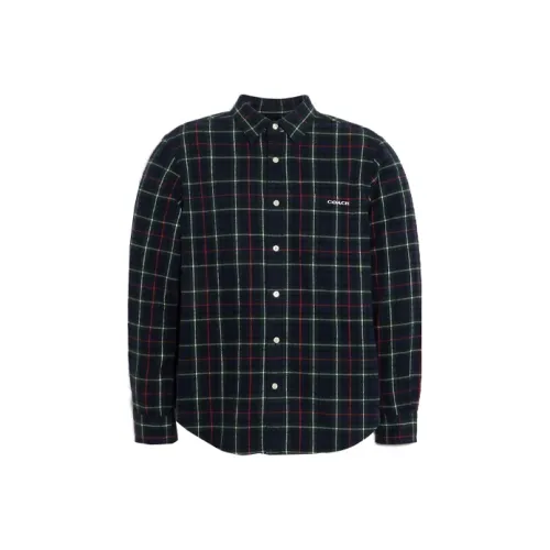 COACH Shirts Men Black