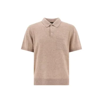 VINCE Polo Shirts Men Oat