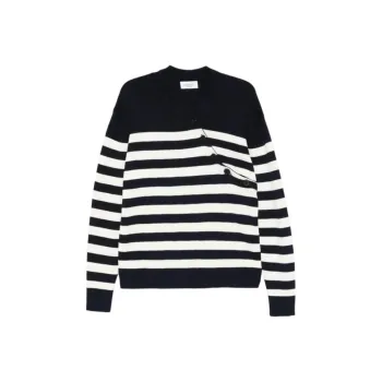 LANEUS Striped Sweater
