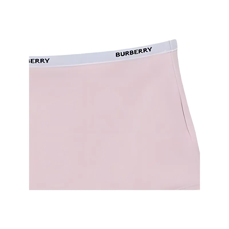 Burberry Tarnie Logo Tape Two Piece Swimsuit 'Orchid Pink'-4