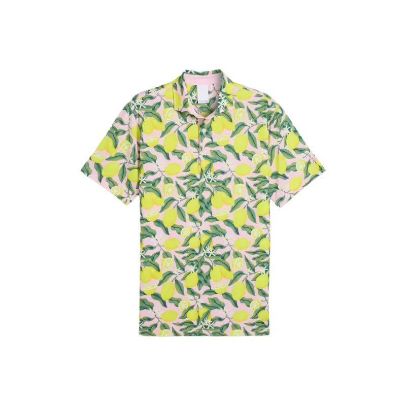 PUMA ARNOLD PALMER Polo Shirt Men's Light Pink-0