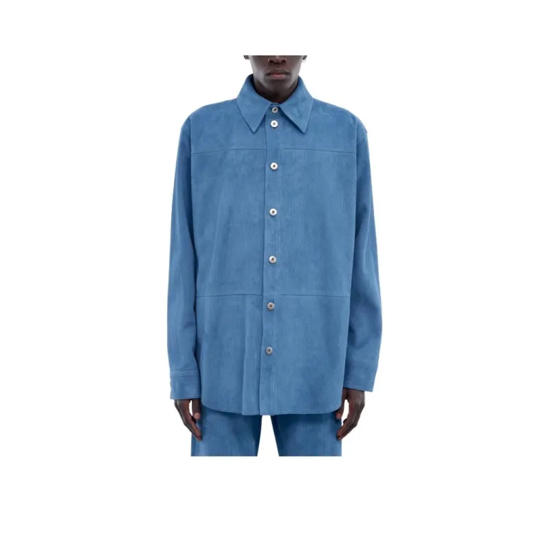 Bottega Veneta Shirt Men's Blue-0