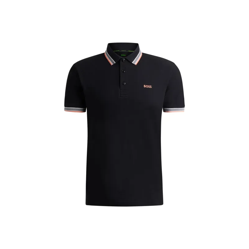 HUGO BOSS Logo embroidered Polo Shirt-0