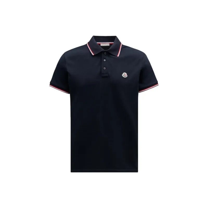 Moncler Logo Patch Polo Shirt-0