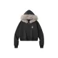 Women's Cropped Carbon Gray