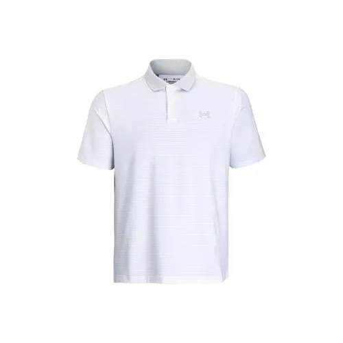 Under Armour Performance 3.0 Polo Gold Men's White