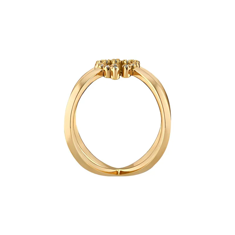 GUCCI GG Running 18K Gold Rings Women's-3