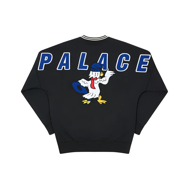PALACE Chilly Duck Out Drop Shoulder Crew-1