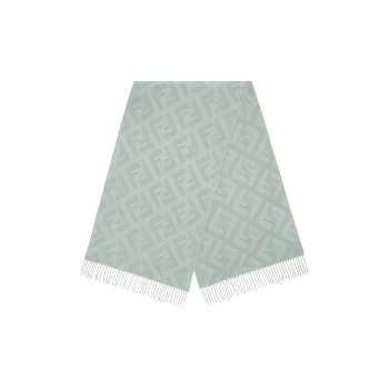 FENDI Knit Scarf Women's Mint Green