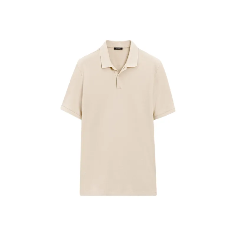 Massimo Dutti Polo Shirt Men's Ecru-0