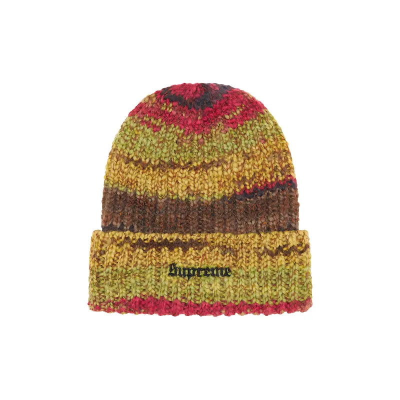 Supreme Space Dye Stripe Beanie-3