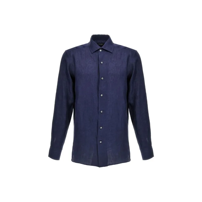Ermenegildo Zegna Buttoned Long Sleeved Shirt-0