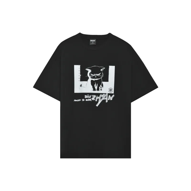 ZMOH Short Sleeved T Shirt Unisex Couple's-6