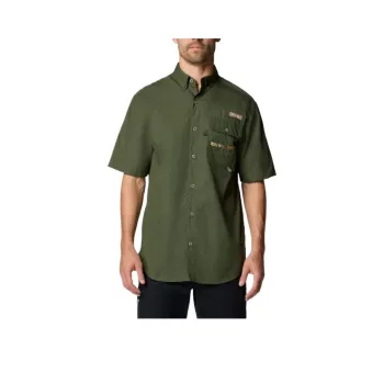 Columbia PHG Sharptail Short Sleeve Shirt Men's Green