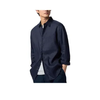 UNIQLO Shirts Unisex Navy Blue