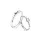 Intertwined Love Couple Rings