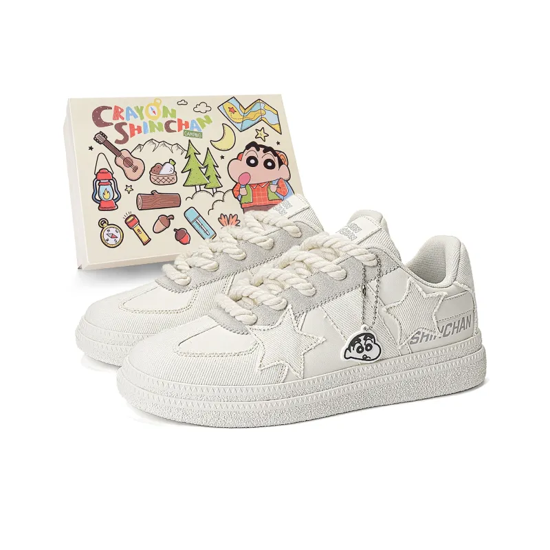 Crayon Shinchan Slip Resistant, Lightweight, And Breathable Low Top Skateboard Shoes Unisex-7