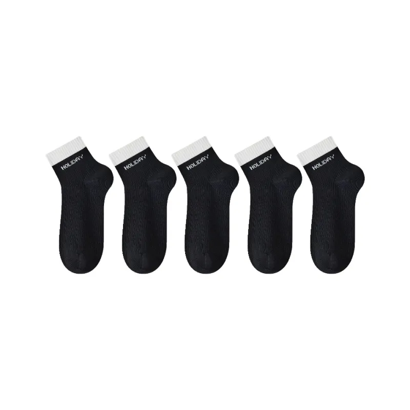 PLANDOO Mid Calf Socks Women's 5 Pack-16