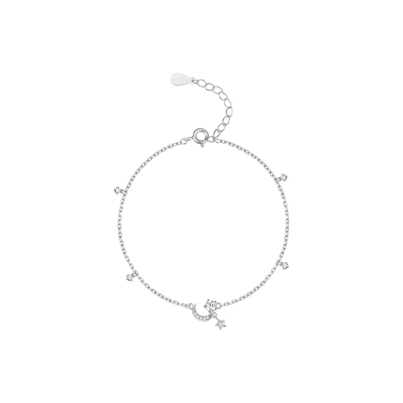 CENTURY&KINDLE S925 Silver Anklets Women's-0