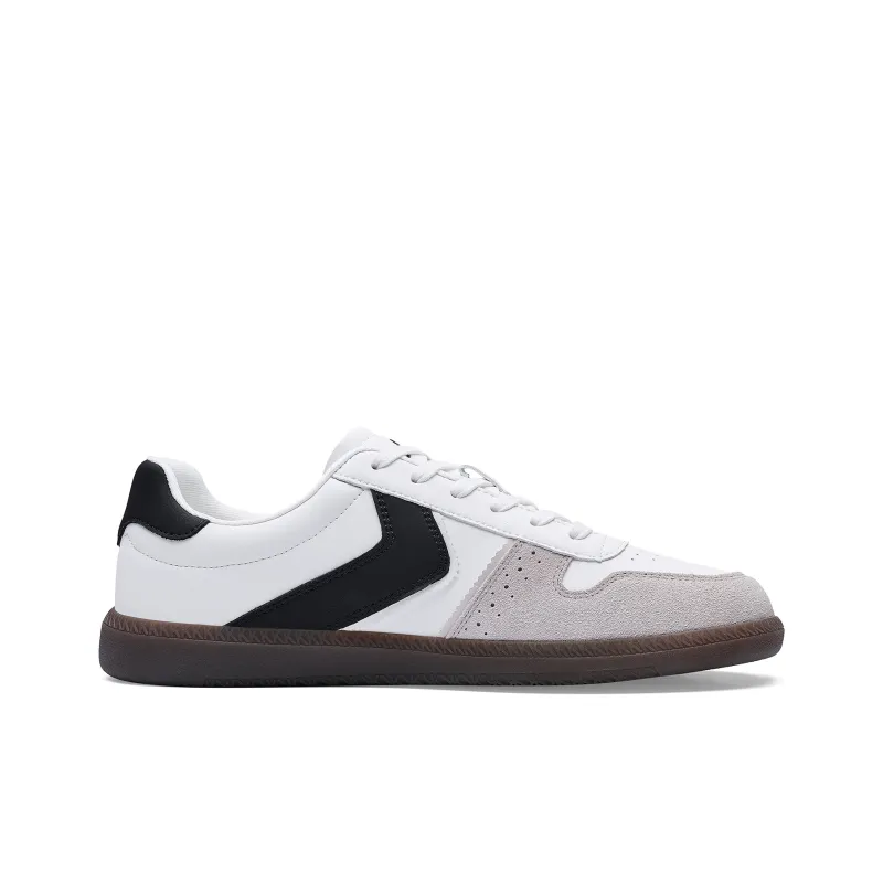 Kappa Back to Back Anti Slip Wear Resistant Low Top Skateboard Shoes Unisex Classic White Black-1