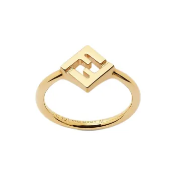 FENDI Copper, Metal Rings Women's Gold