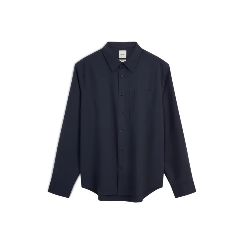 CALVIN KLEIN Shirt Men's Navy Blue-0