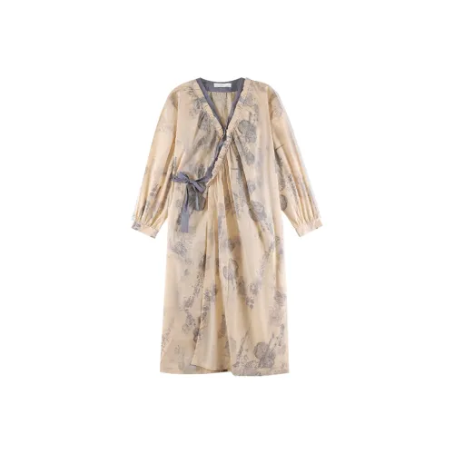 ZumashL Pajama Robe Women's Ink Fragrance And Danqing