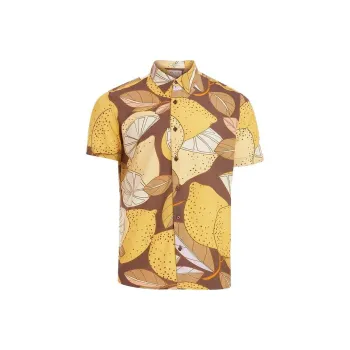 GUESS Shirts Men Yellow